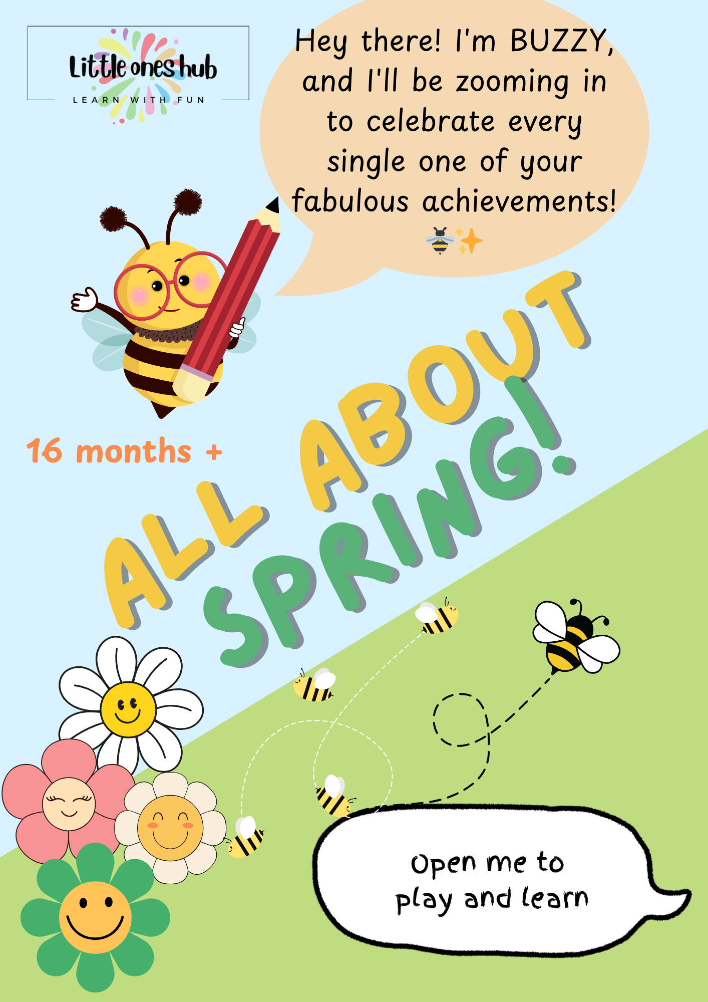 Livret d'activités Printemps 16 mois+ / Activity book Spring 16 months +