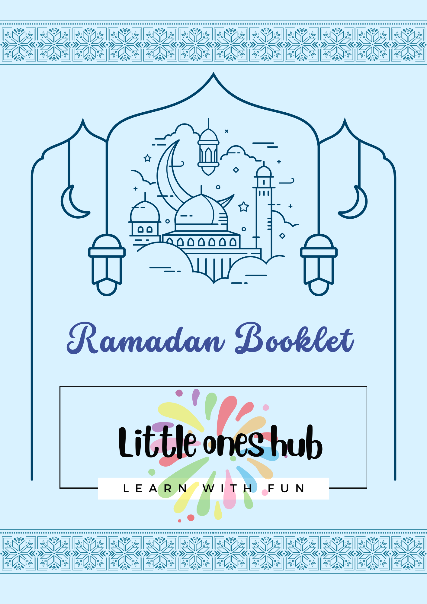 Livret Ramadan - calendrier, chiffres...