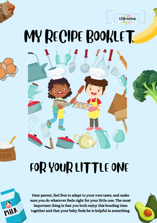 My Recipe Booklet - Made for your little one (8recipes)