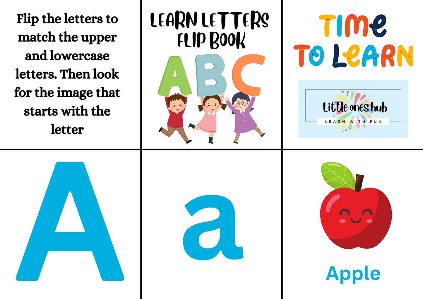 Learn Letters - FLIP BOOK