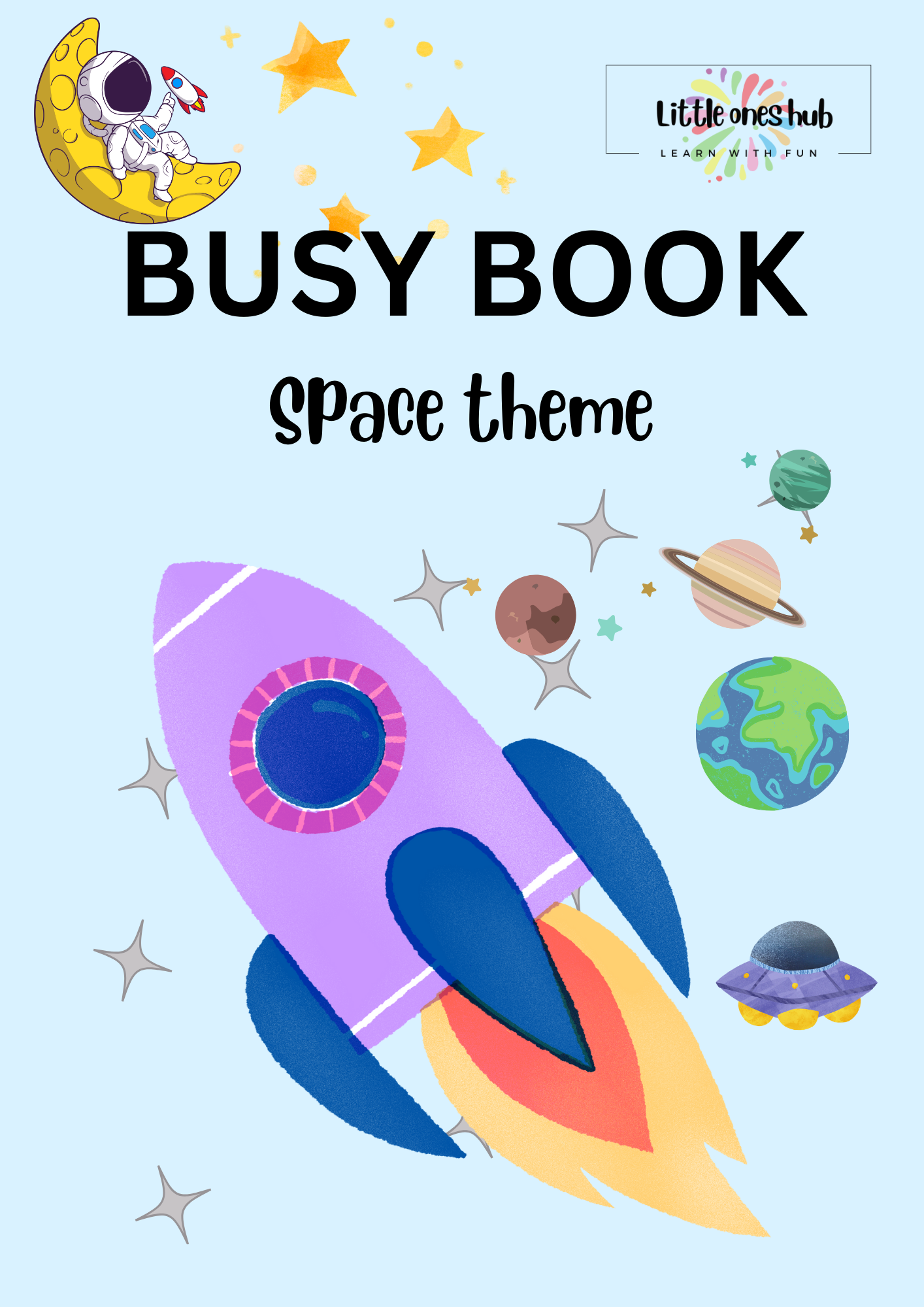 BUSY BOOK - Space theme