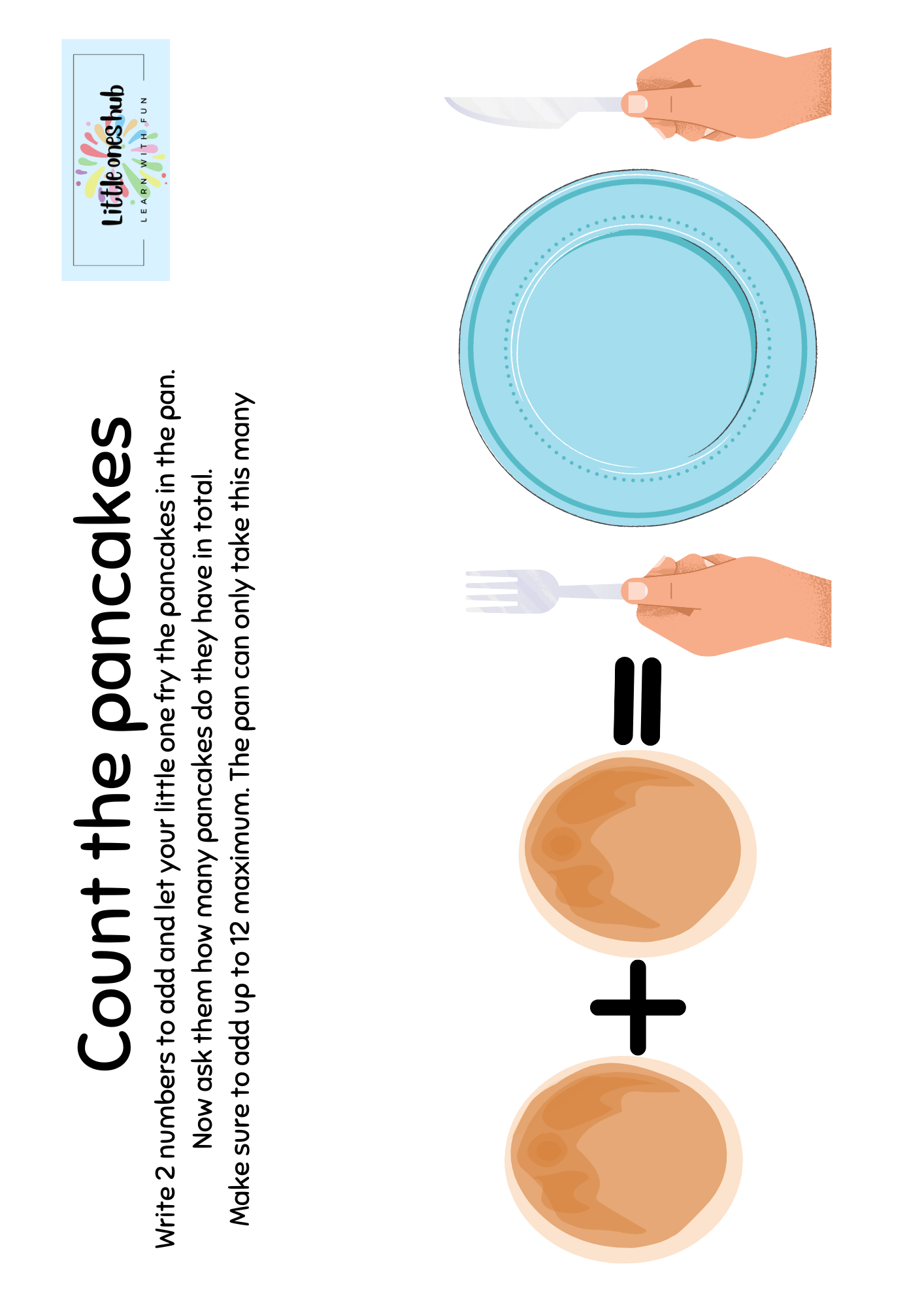 Learn how to count with pancakes