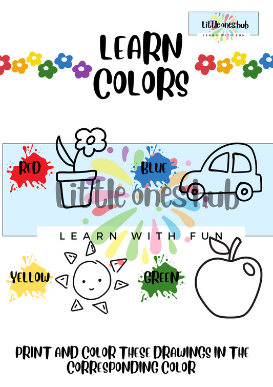 Learn Colors - Drawing Version