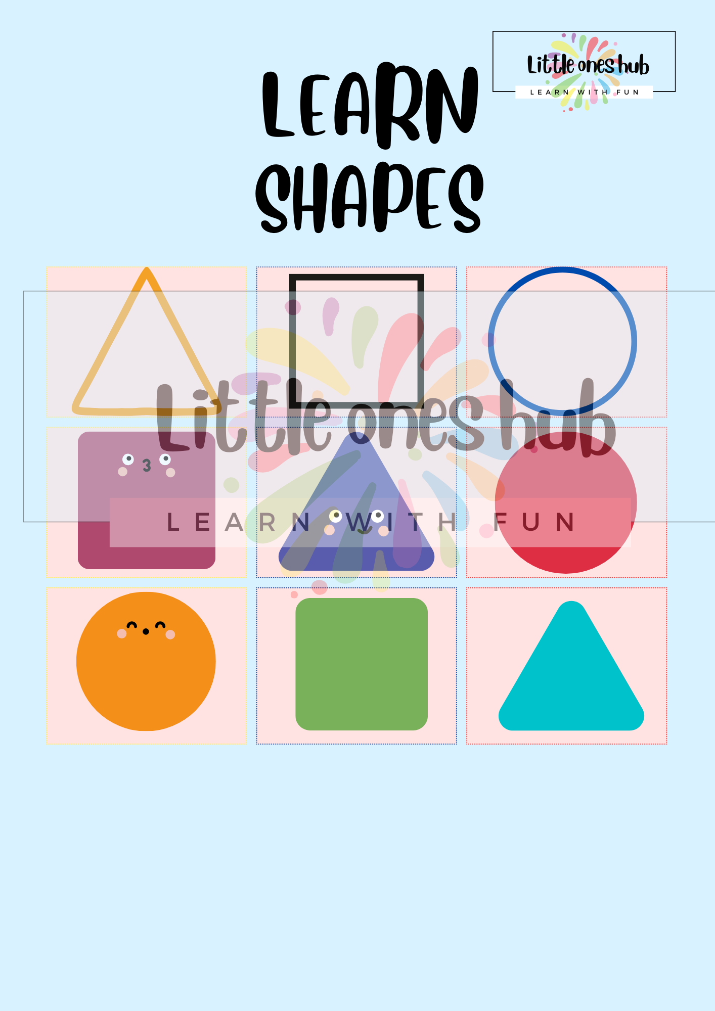 Learn shapes - sort out the shapes