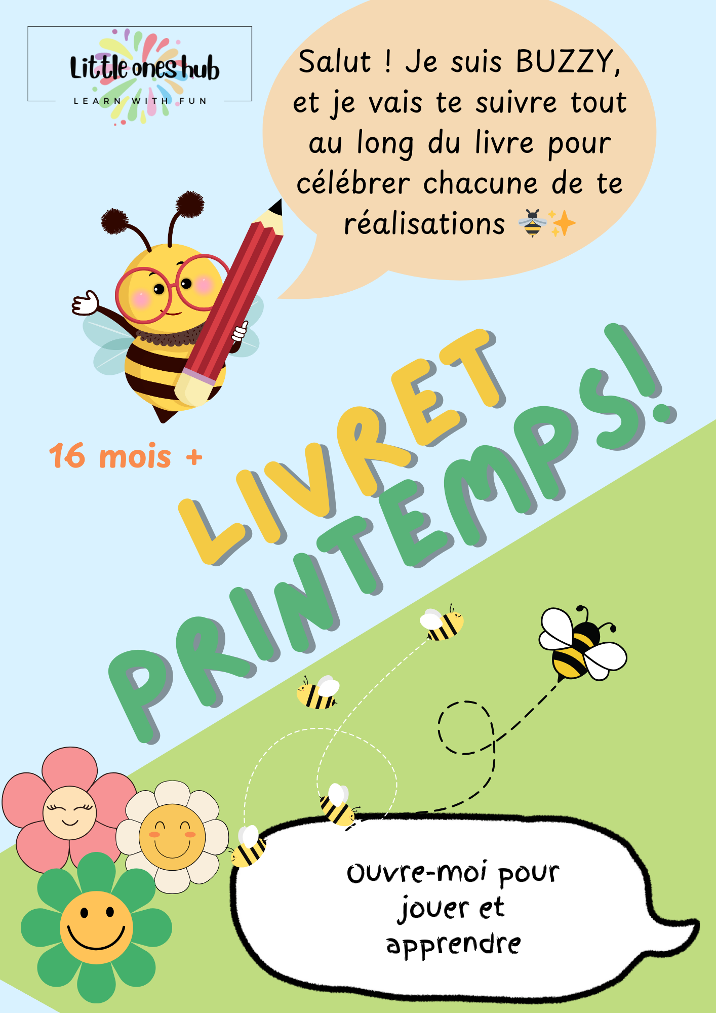 Livret d'activités Printemps 16 mois+ / Activity book Spring 16 months +