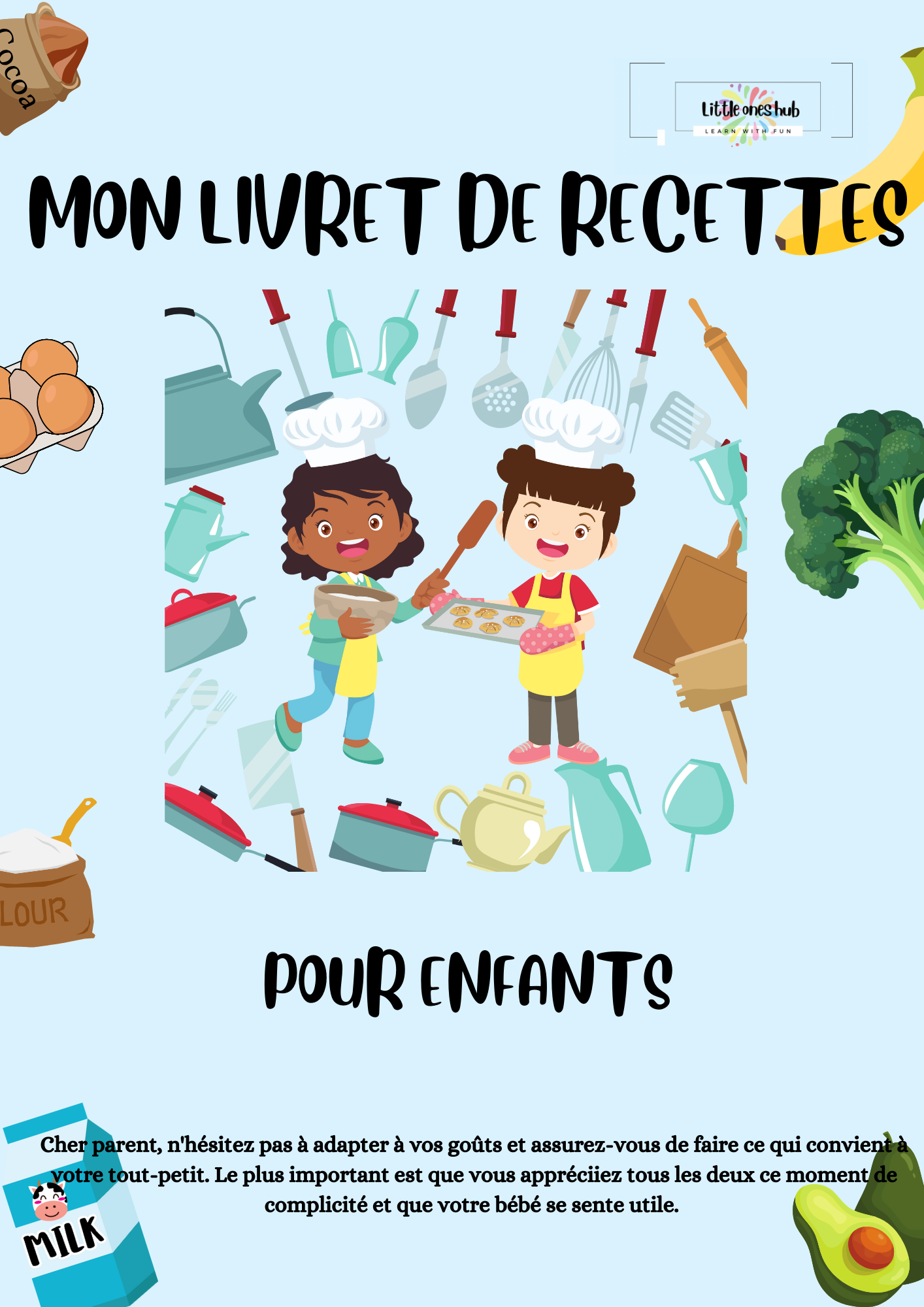 Livret de recettes - pour enfants