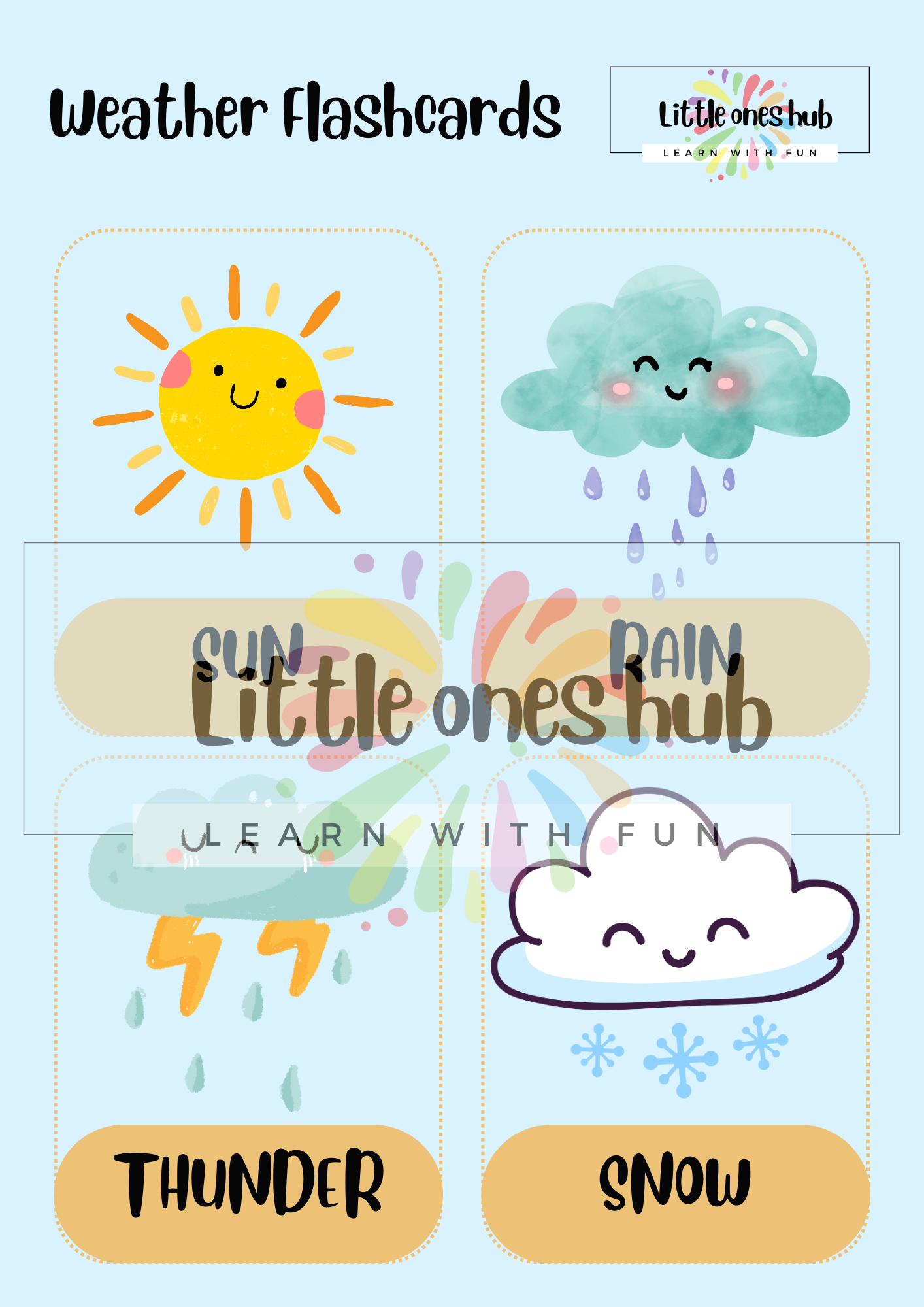 Weather - Flashcards